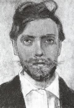 Autoportret St. Wyspiaskiego z roku 1898
