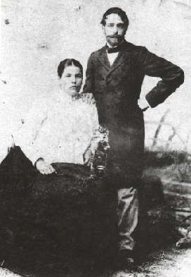 Stanisaw Wyspiaski z on - Teofil Pytkwn z Konar - fotografia z ok. 1901r.