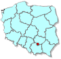 Położenie Skalbmierza w Polsce